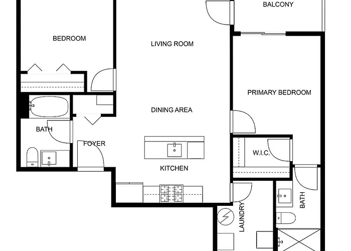 Private Balcony 1 Garage Parking Sleeps 6 Chicago